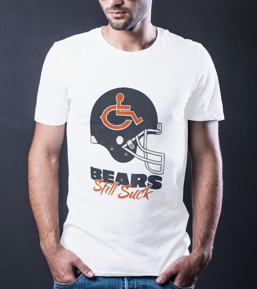 Chicago Bears Still Suck NFL Football Helmet 2025 Cartoon T-Shirt
