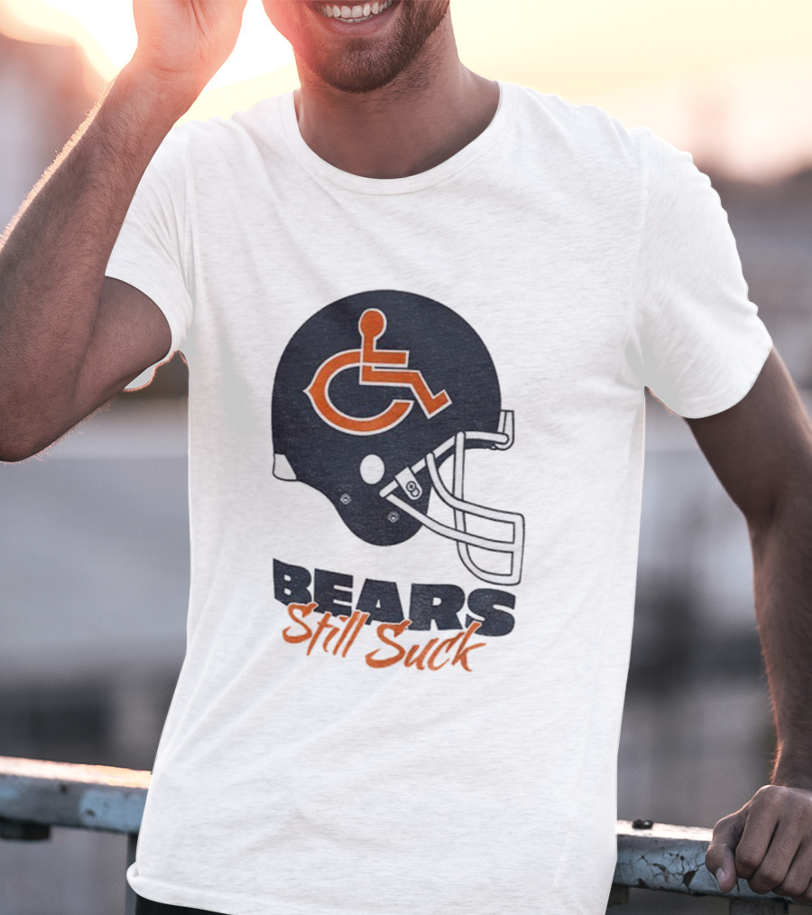 Chicago Bears Still Suck NFL Football Helmet 2025 Cartoon T-Shirt
