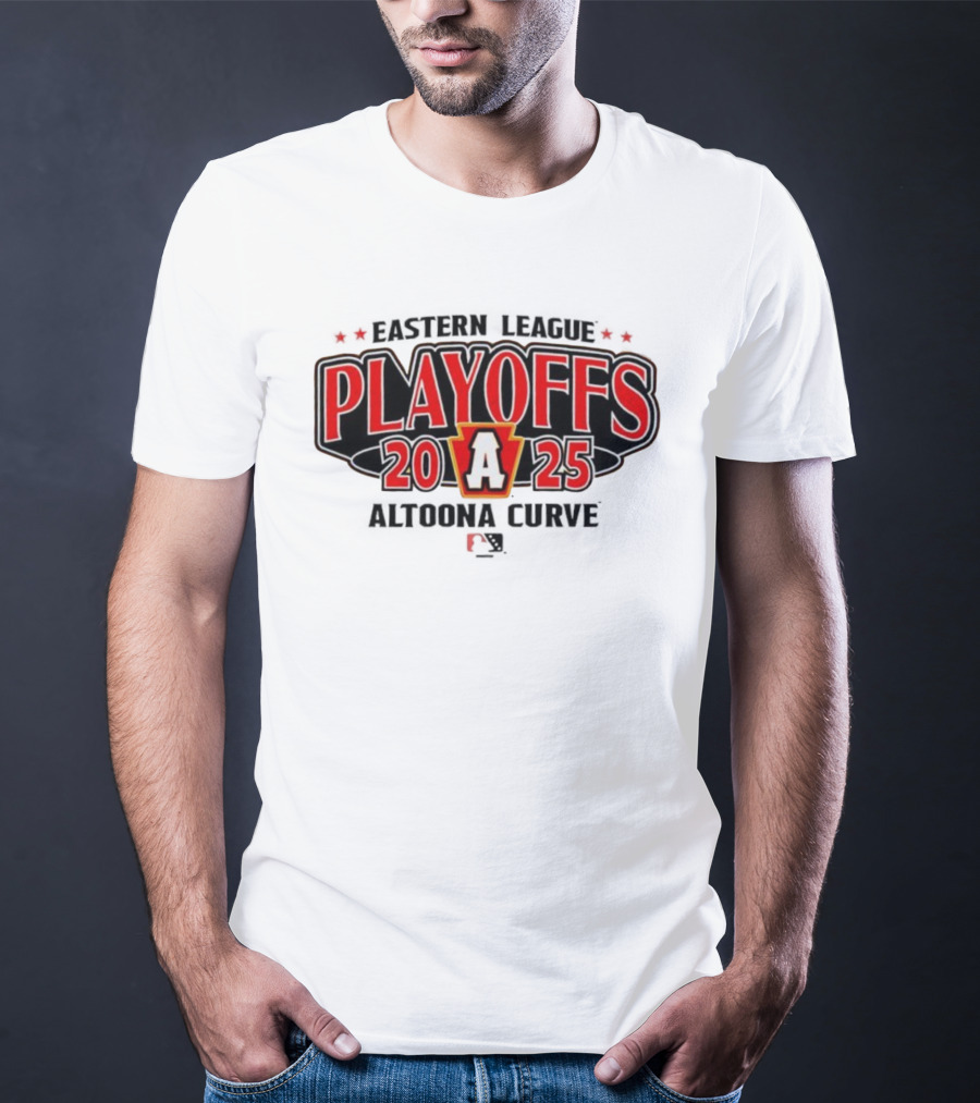 Eastern League Playoffs 2025 Altoona Curve Team A Logo T-Shirt