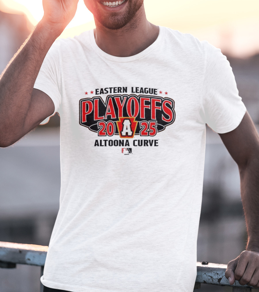 Eastern League Playoffs 2025 Altoona Curve Team A Logo T-Shirt