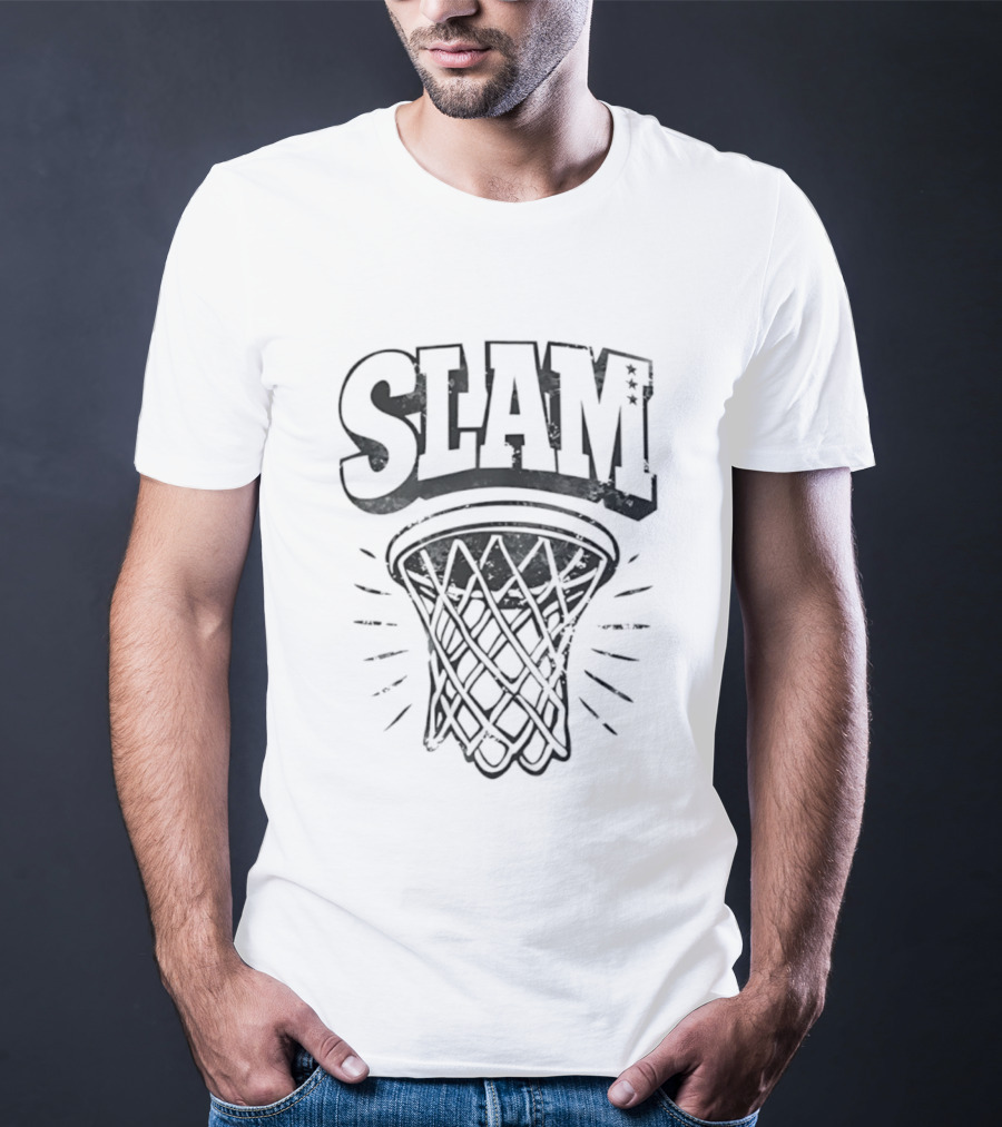 SLAM Hoop Basketball Net T-Shirt