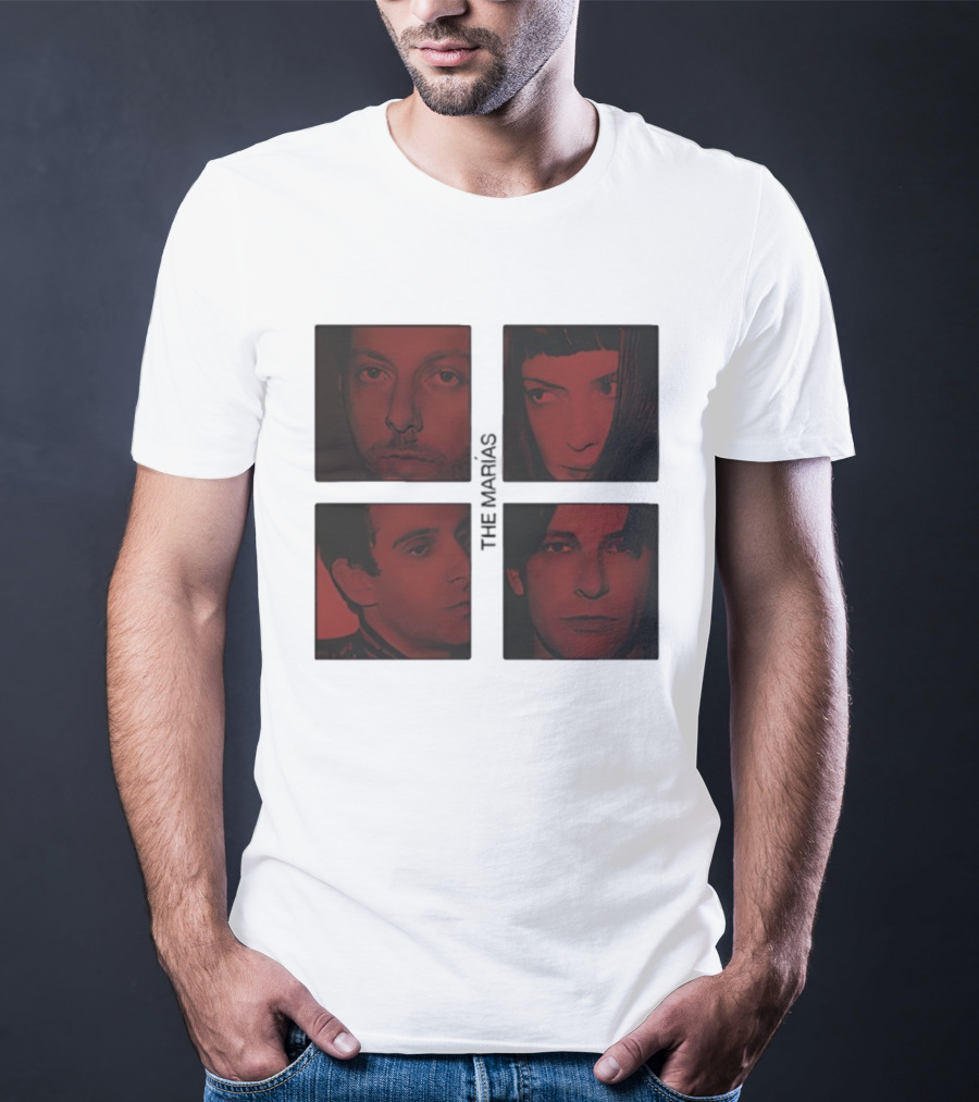 The Marías Band Tour 2025 Red Tone Portraits T-Shirt