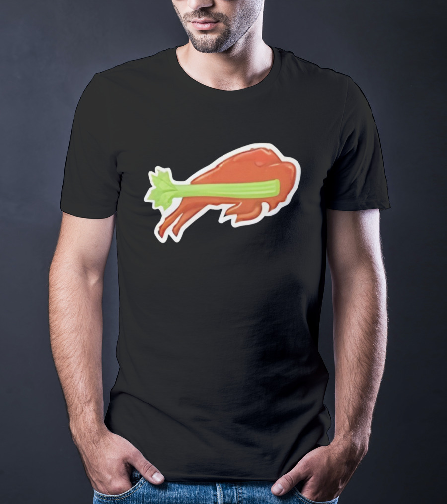 2025 Buffalo Bills Chicken Wing Celery Buffalo Wings Football T-Shirt