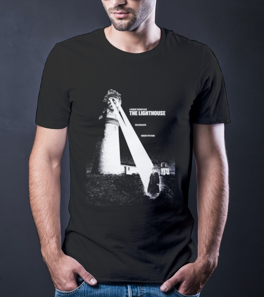 Robert Eggers The Lighthouse Willem Dafoe Robert Pattinson Vintage Scene T-Shirt
