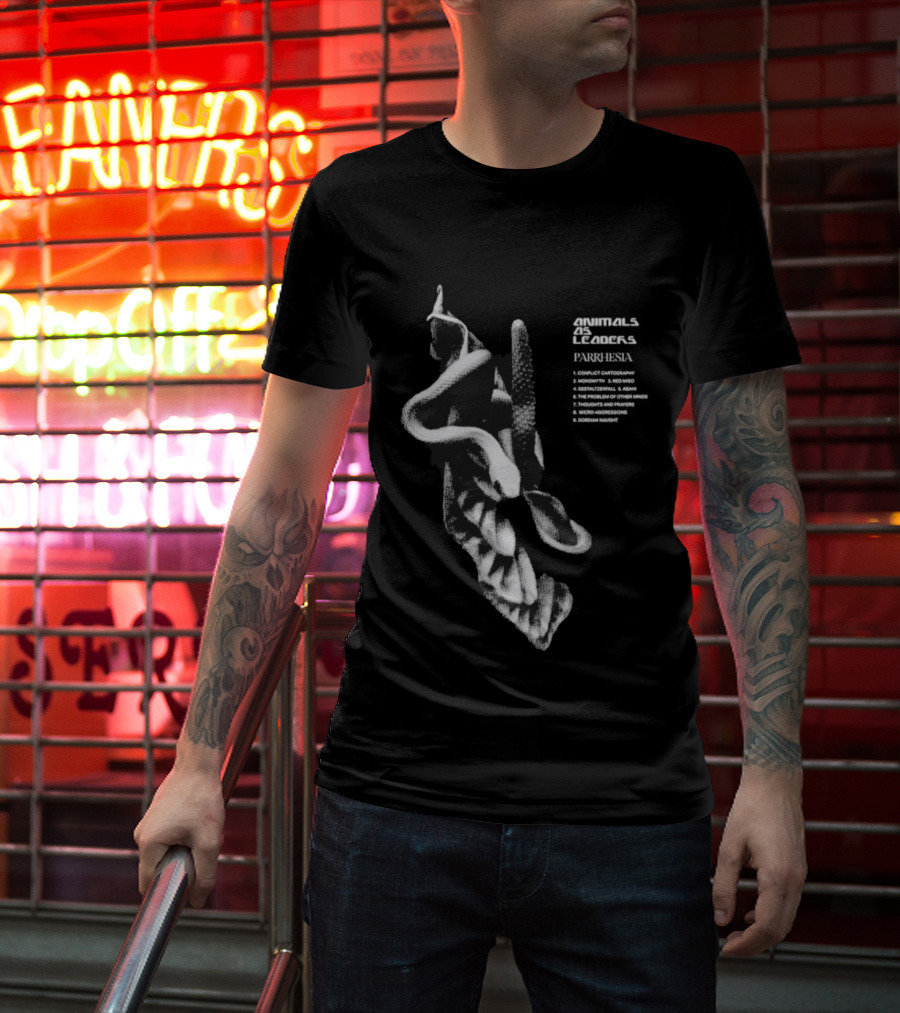 Parrhesia Snake Animals As Leaders Band Merchandise T-Shirt