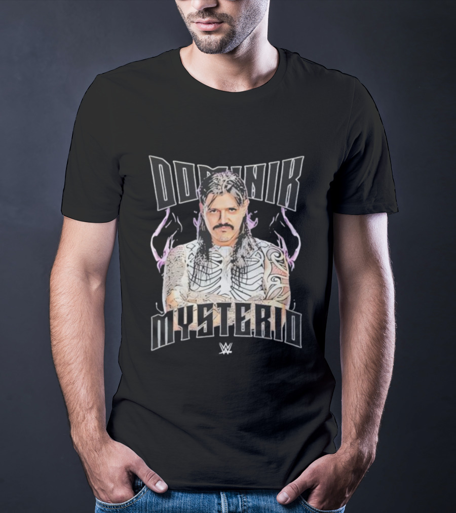 Dominik Mysterio WWE Dirty King Tattoo Design T-Shirt