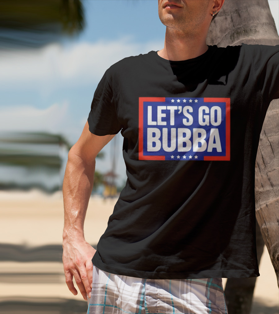 LET'S GO BUBBA Stars And Stripes Graphic T-Shirt