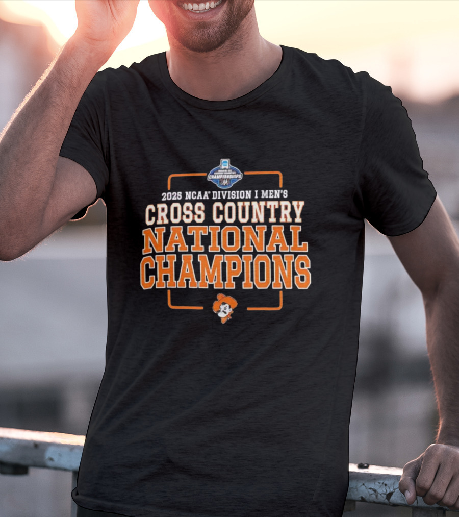 Oklahoma State Cowboys Cross Country National Champions 2025 NCAA T-Shirt