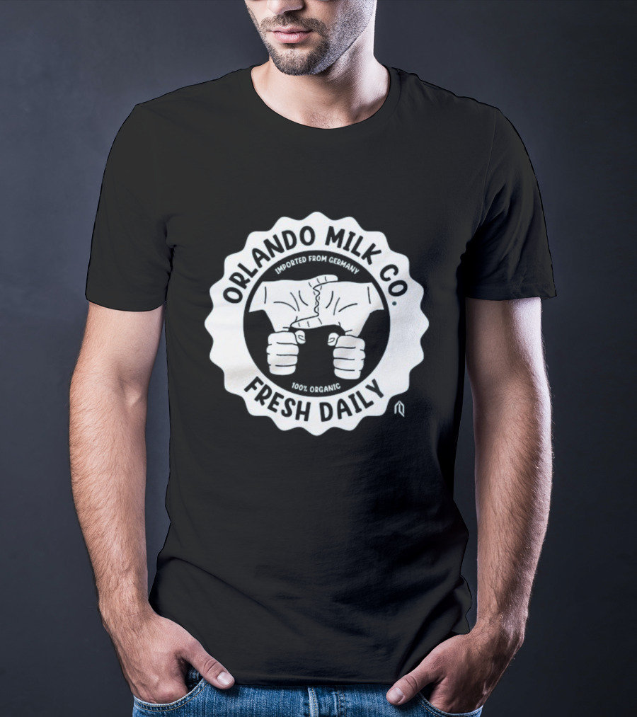 Orlando Magic Milk Co. Fresh Daily Imported From Germany 100% Organic T-Shirt