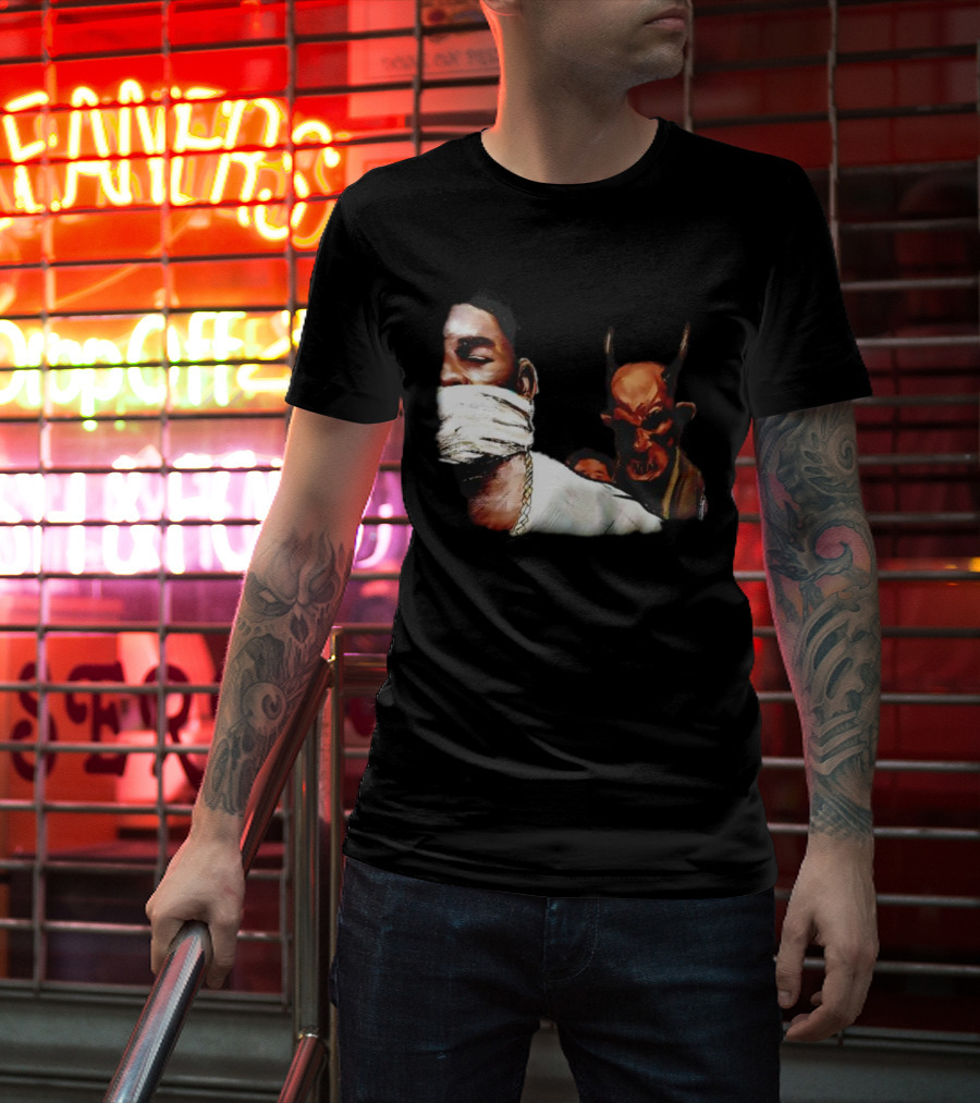 The Uncomfortable Truth Ransom Conductor Williams Devil On Shoulder Artwork T-Shirt