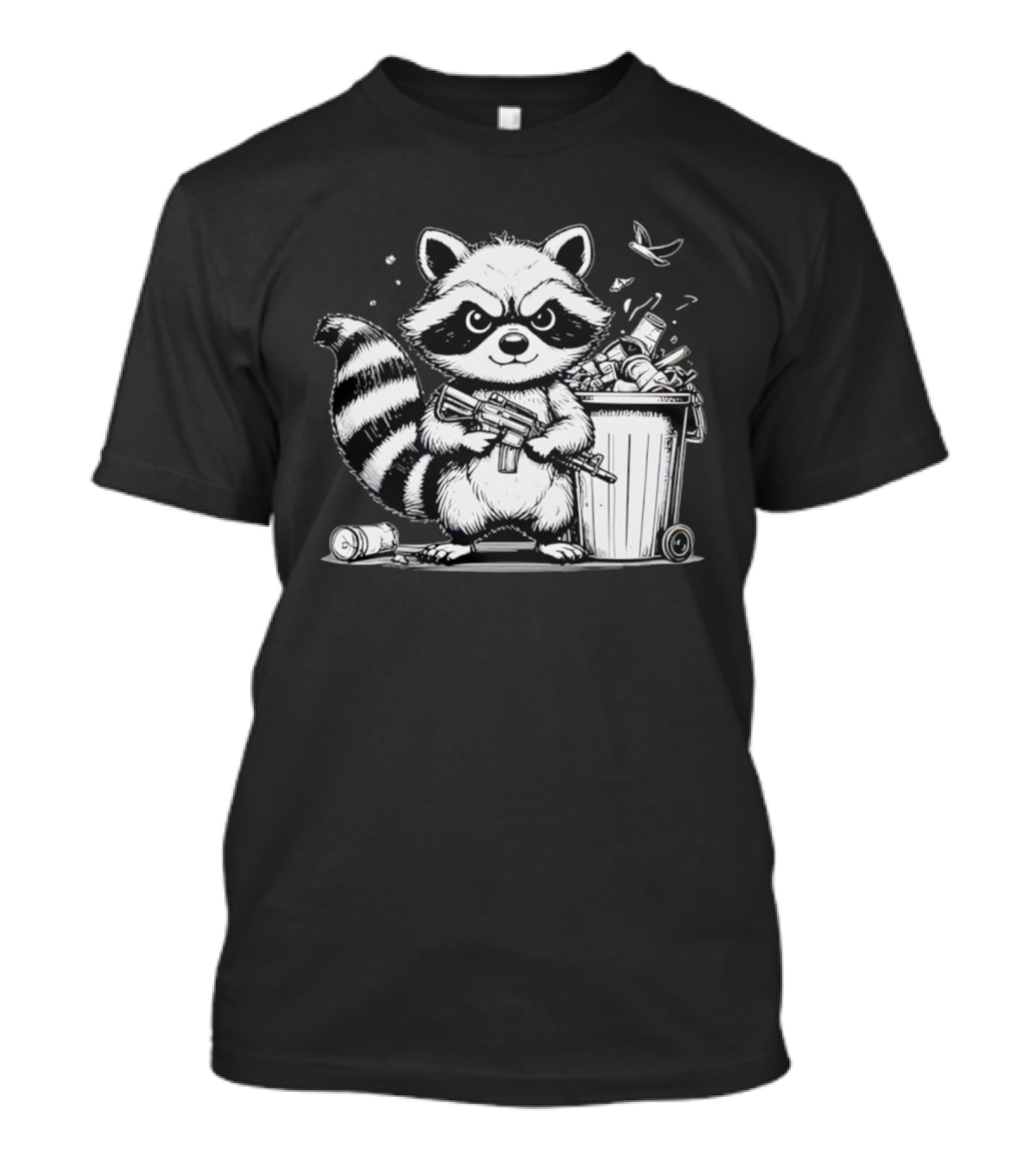 Tiberius The Trash Panda Armed With Quirk And Mischief T-Shirt