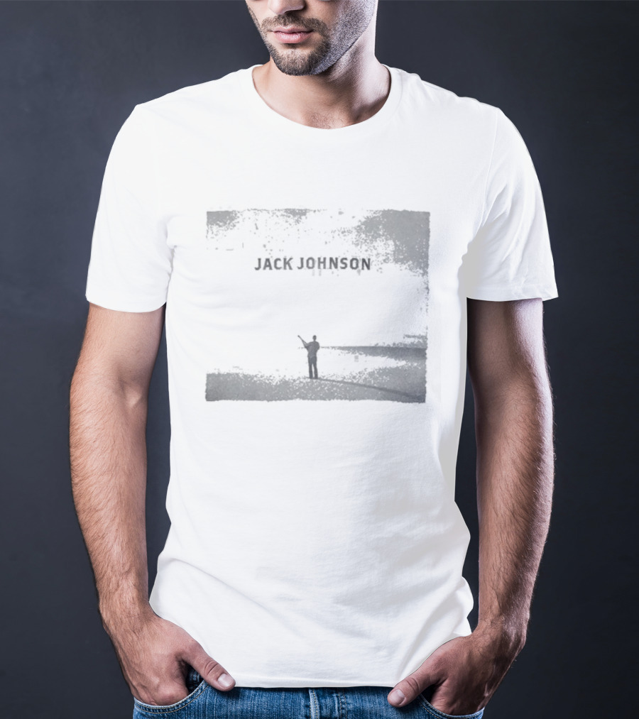 Jack Johnson Meet The Moonlight North America Tour 2022 Surfer Silhouette T-Shirt