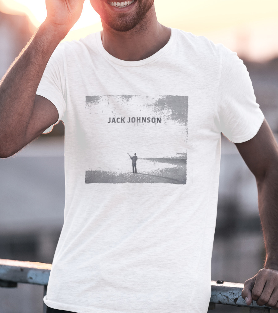 Jack Johnson Meet The Moonlight North America Tour 2022 Surfer Silhouette T-Shirt