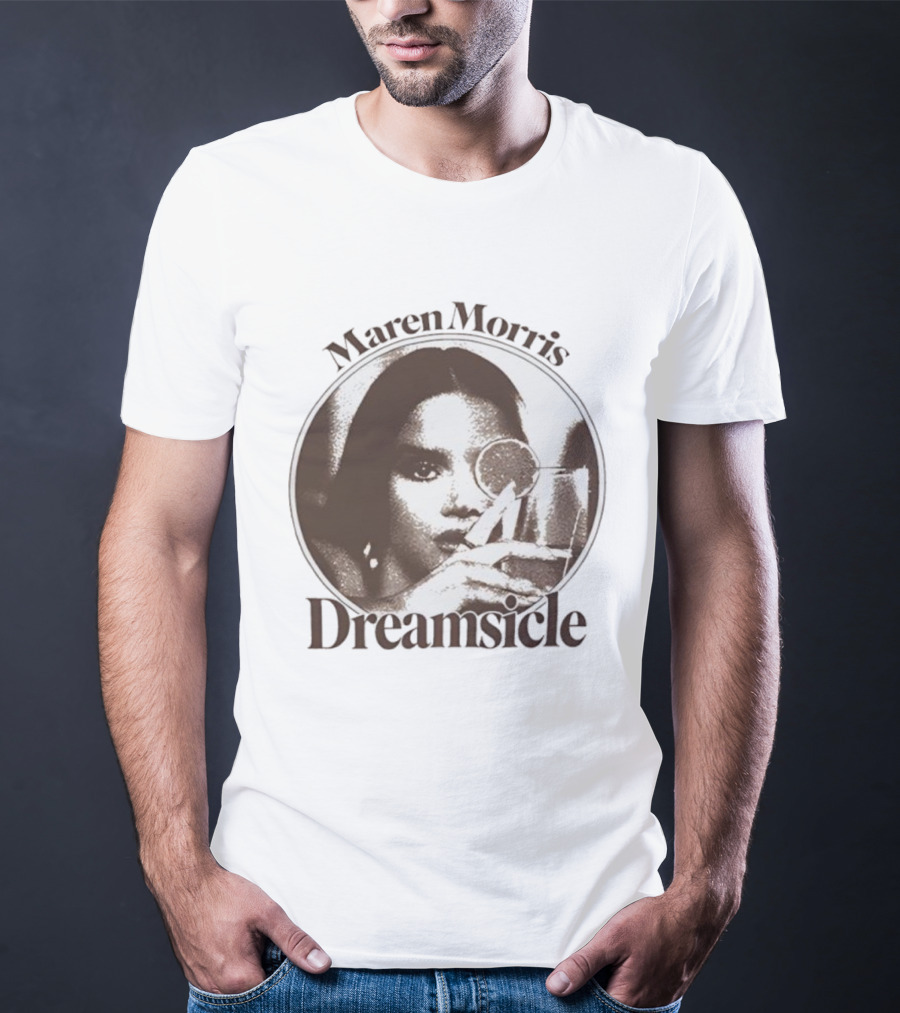 Maren Morris Dreamsicle Album Cover Black And White Portrait Image T-Shirt