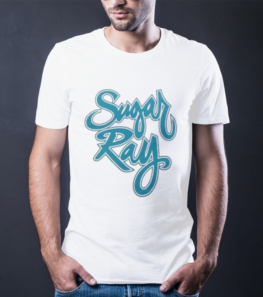 Sugar Ray Retro Blue Script Emblem T-Shirt