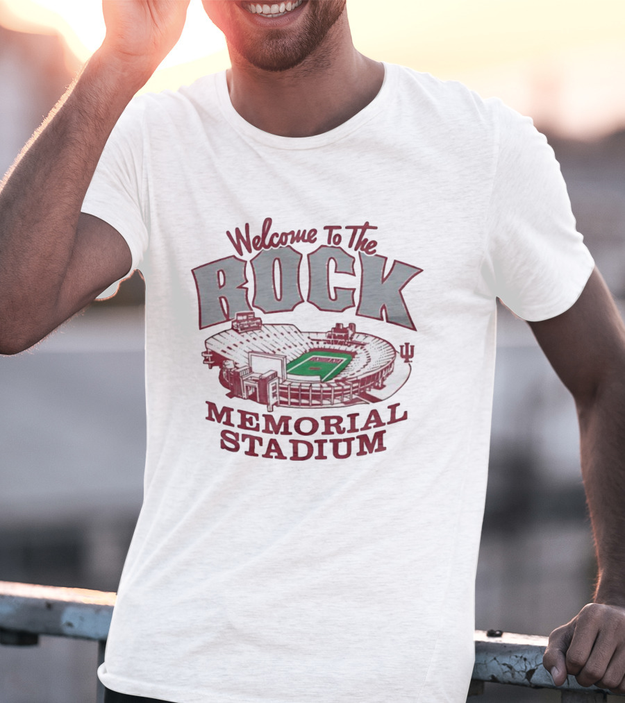 Welcome To The Rock Memorial Stadium Indiana University IU T-Shirt