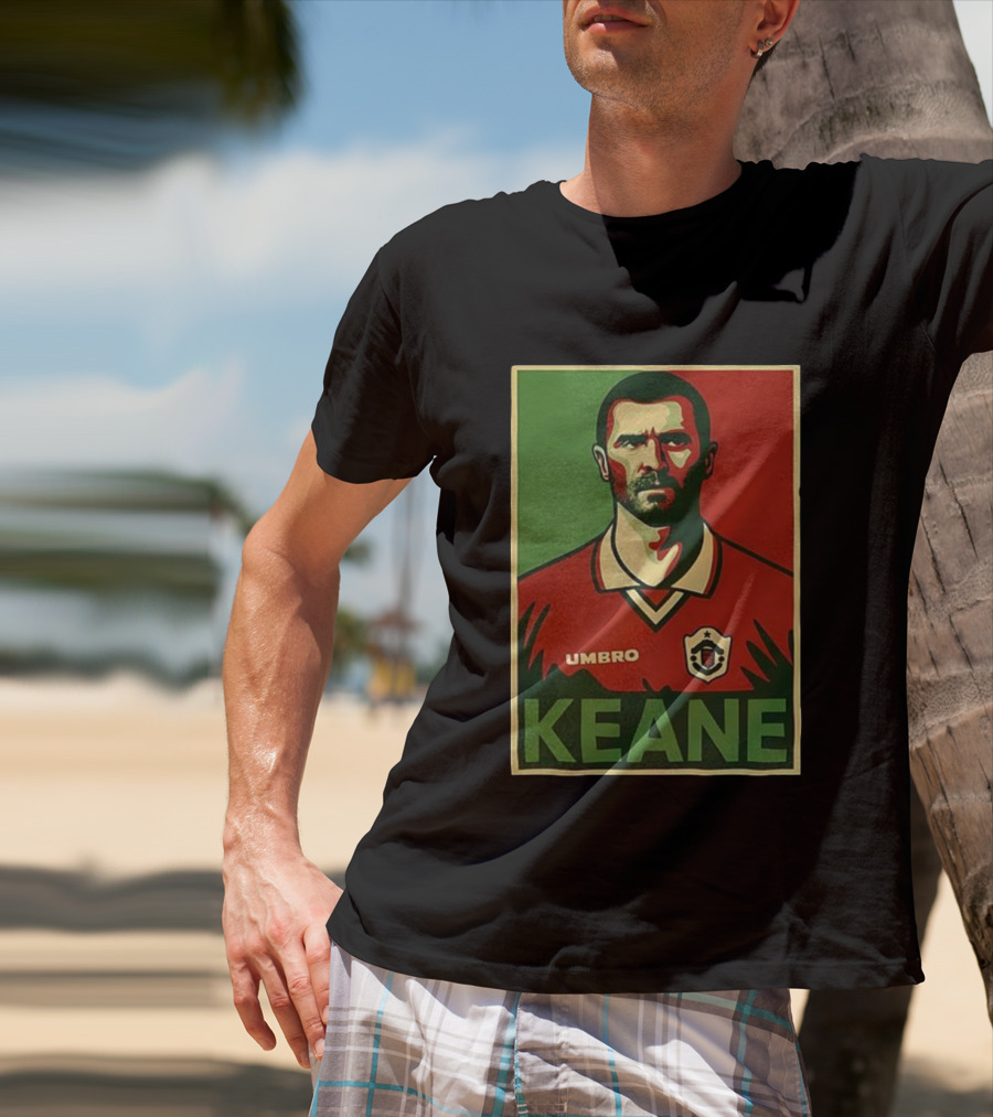 Roy Keane Umbro Football Icon T-Shirt