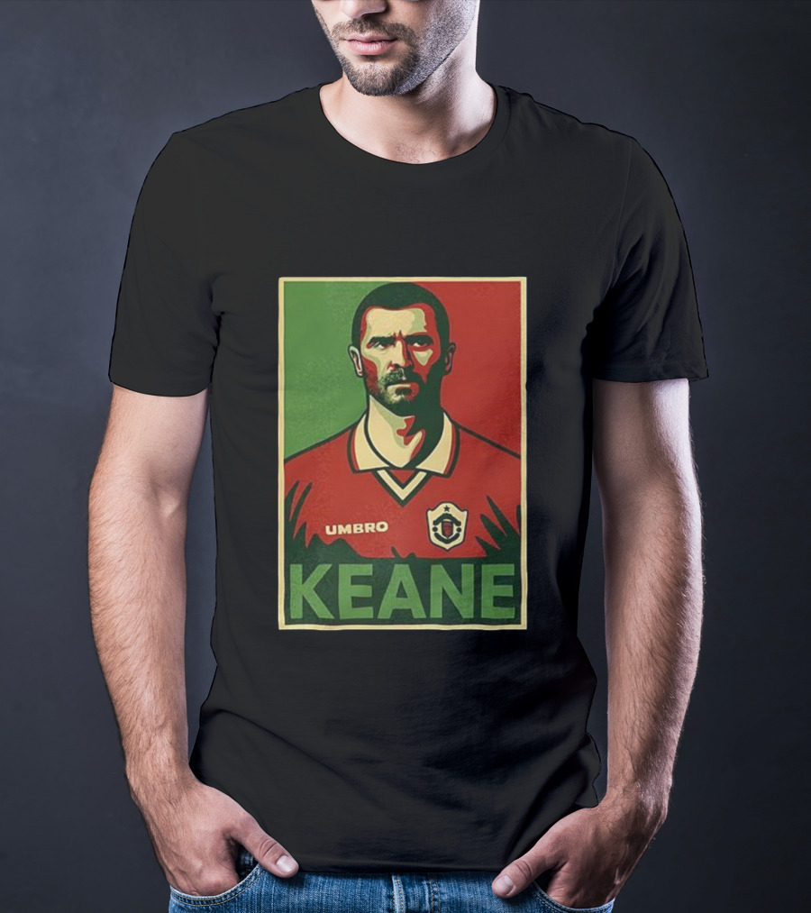 Roy Keane Umbro Football Icon T-Shirt