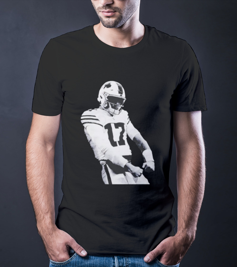 Buffalo Bills Flex Hey-ey-Ey-ey Number 17 Football Celebration T-Shirt