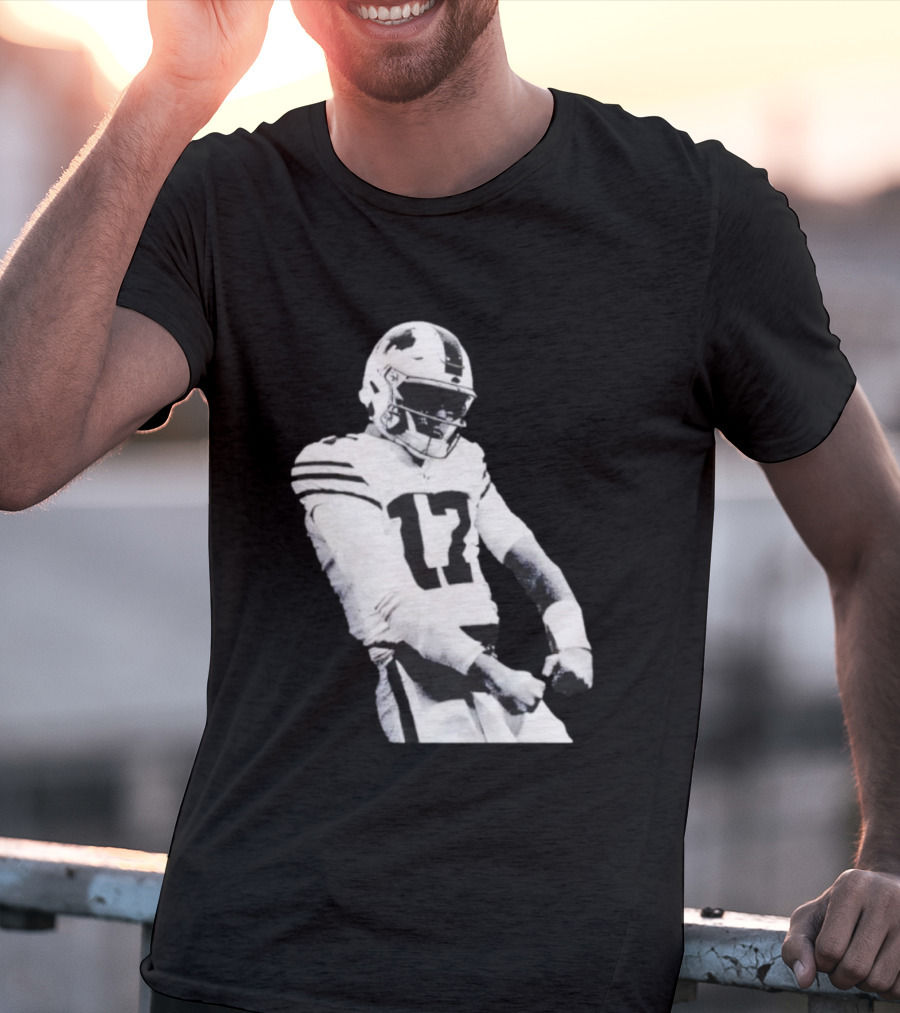 Buffalo Bills Flex Hey-ey-Ey-ey Number 17 Football Celebration T-Shirt