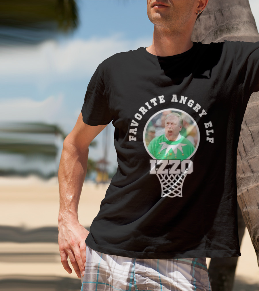 Favorite Angry Elf Izzo Basketball Coach Green Outfit T-Shirt