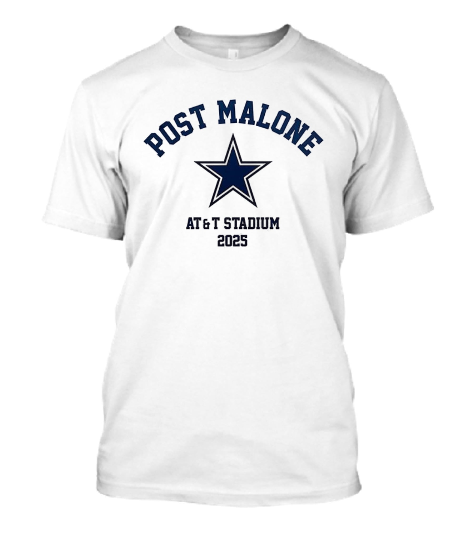 Post Malone AT&T Stadium 2025 Star Event T-Shirt