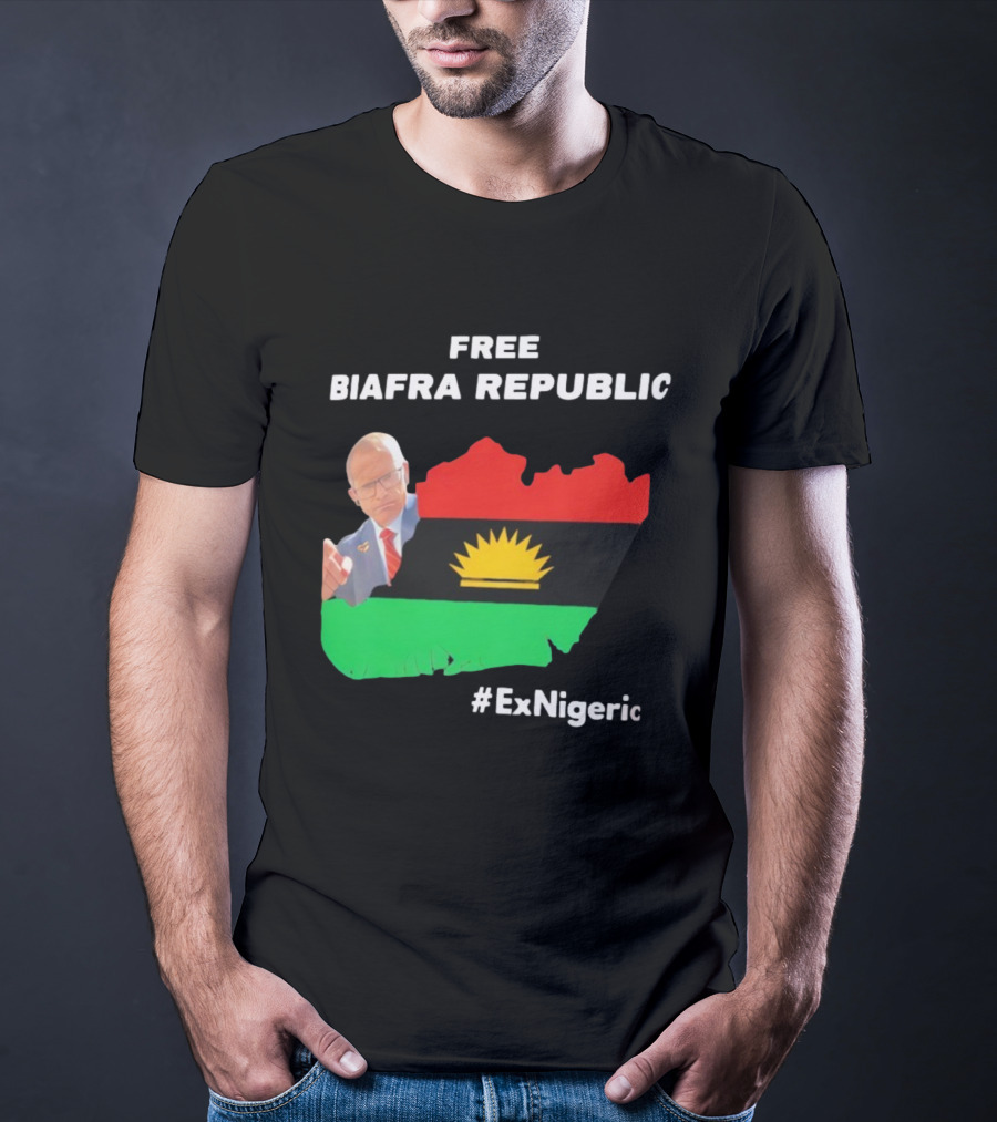 Free Biafra Republic ExNigeria Gunther Fehlinger Movement T-Shirt