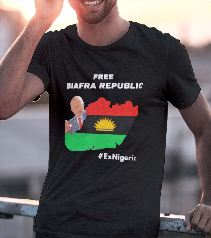 Free Biafra Republic ExNigeria Gunther Fehlinger Movement T-Shirt
