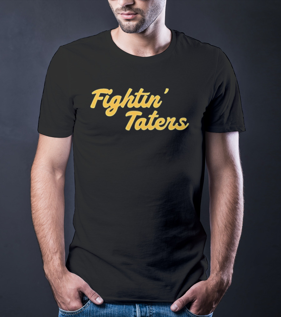 Idaho Vandals Fightin’ Taters Vintage-Style Text T-Shirt