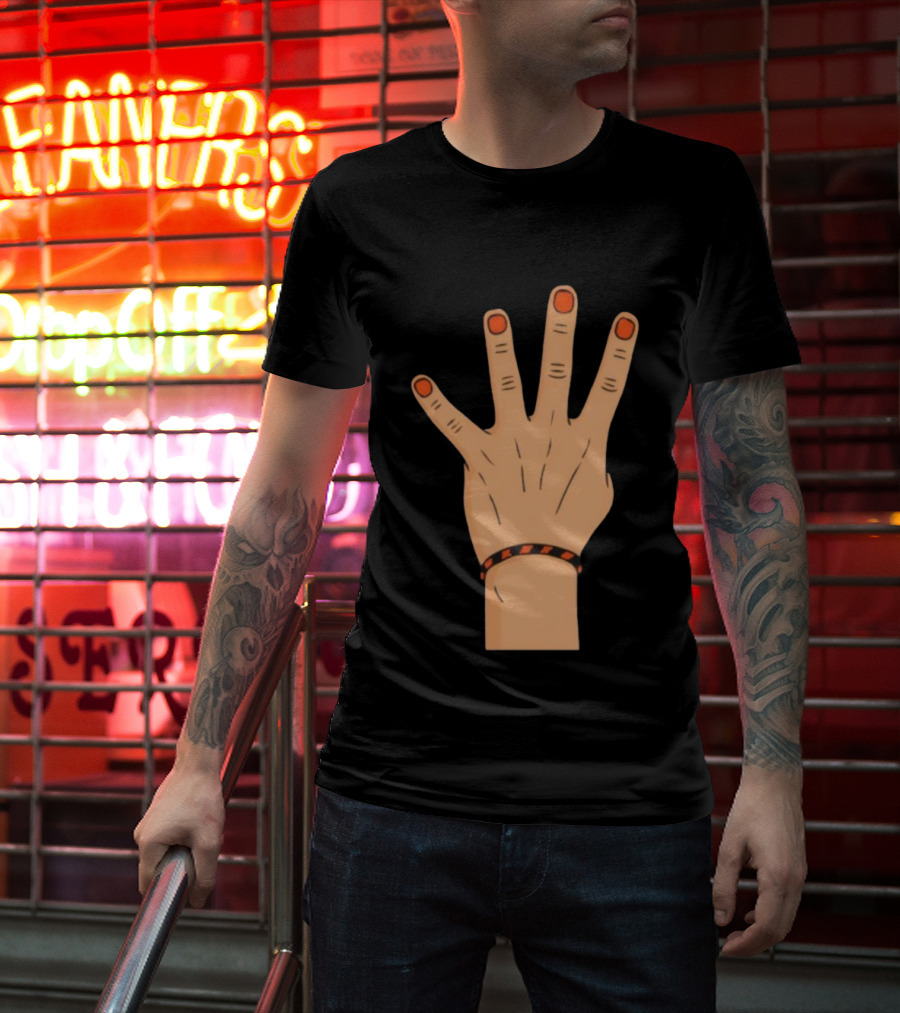 King Of The 4th Hand Four Finger Basketball Playoff Champion T-Shirt