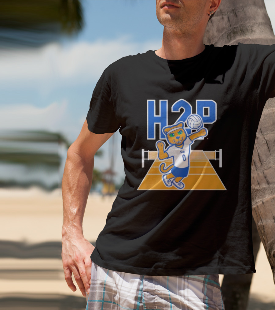 Pitt H2P Volleyball Roc Mascot Sports Team Apparel T-Shirt