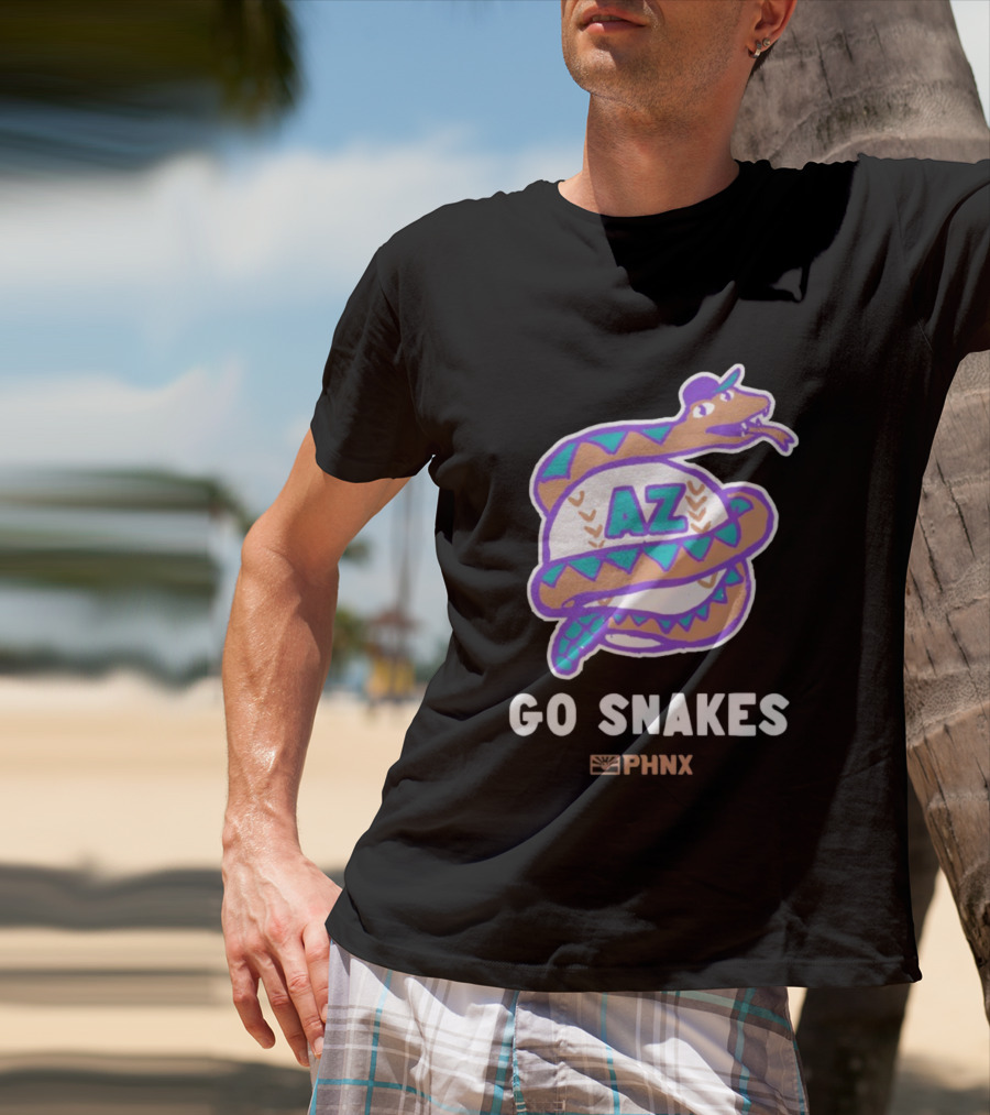 AZ Go Snakes PHNX Arizona Diamondbacks Baseball T-Shirt