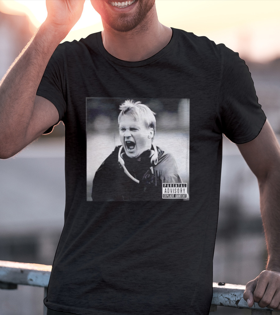 Coach Gruden Parental Advisory Explicit Content Album Cover T-Shirt