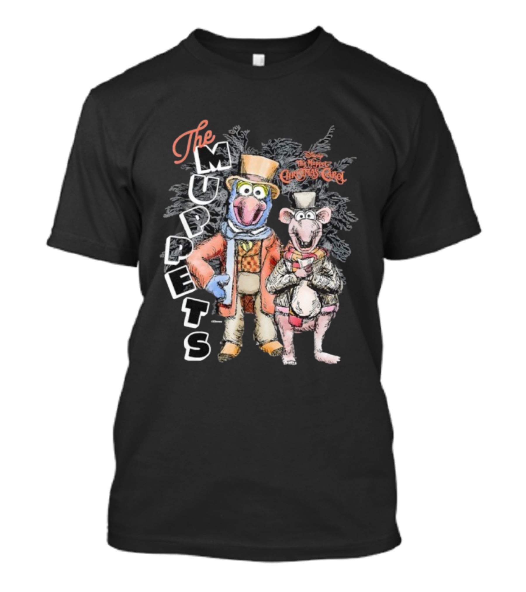 The Muppets Disney The Muppet Christmas Carol Gonzo Rizzo T-Shirt