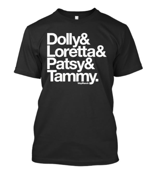 Dolly Loretta Patsy Tammy Country Music Icons T-Shirt