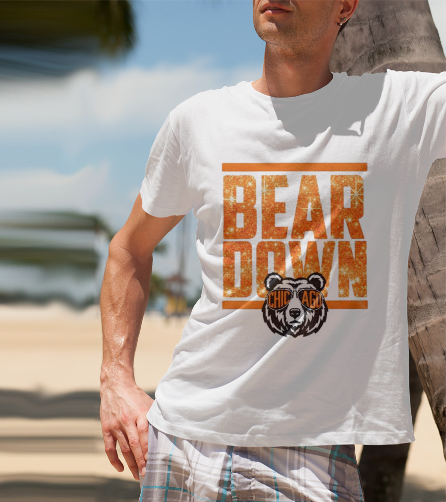 Bear Down Chicago Bears Mascot NFL Football Good Better Best T-Shirt