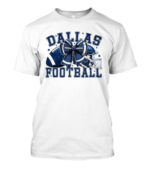 Dallas Coquette Bow Touchdown Football Game Day T-Shirt