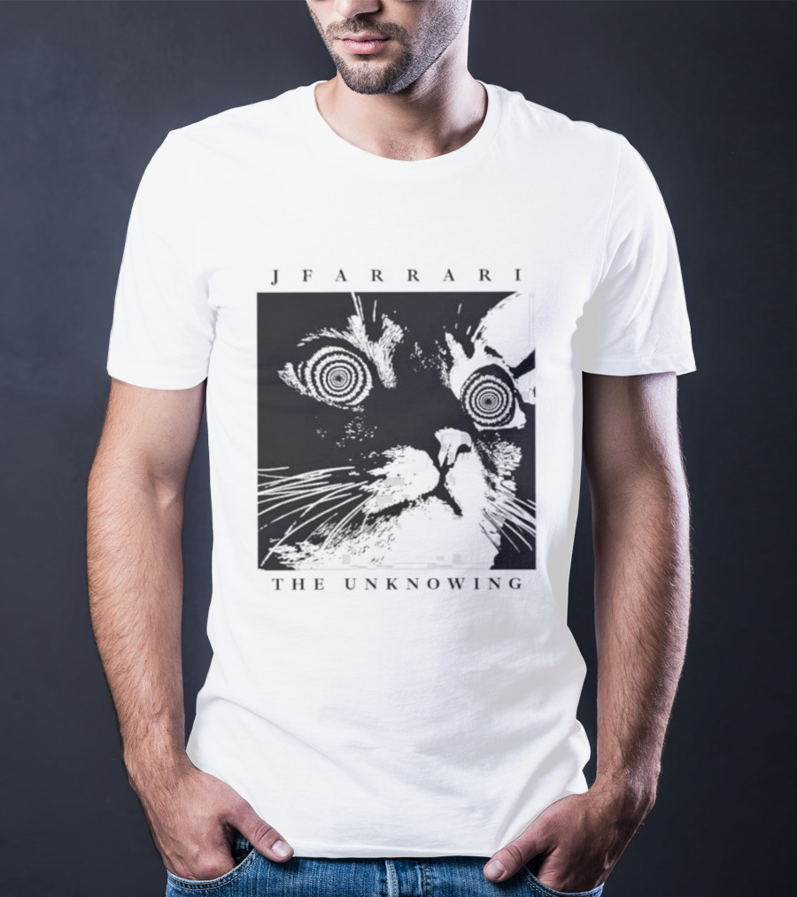 Jfarrari The Unknowing Cat Hypnotic Stare T-Shirt