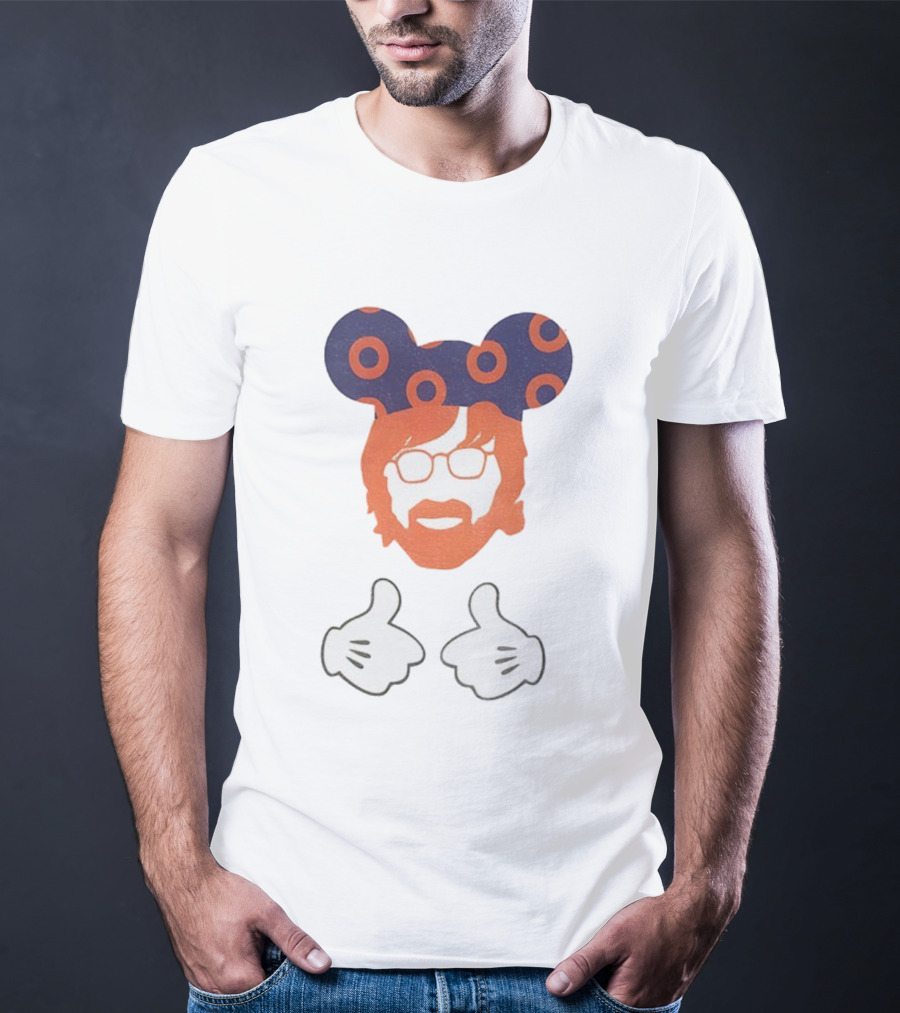 Phish Trey Anastasio Mickey Mouse Ears Vintage Style T-Shirt