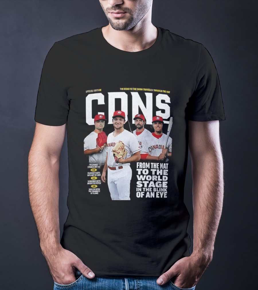 Vancouver Canadians CDN Baseball Journey From The Nat To The World Stage T-Shirt