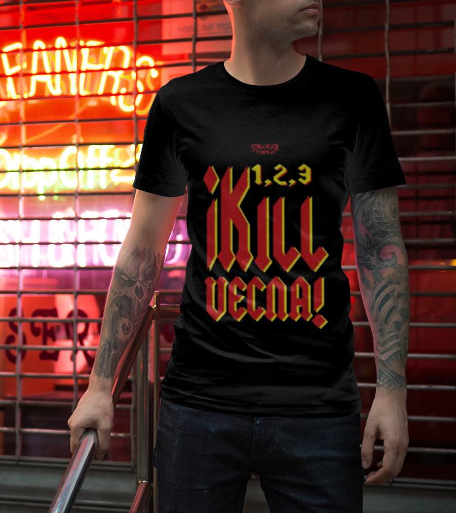 Stranger Things 1 2 3 Kill Vecna T-Shirt