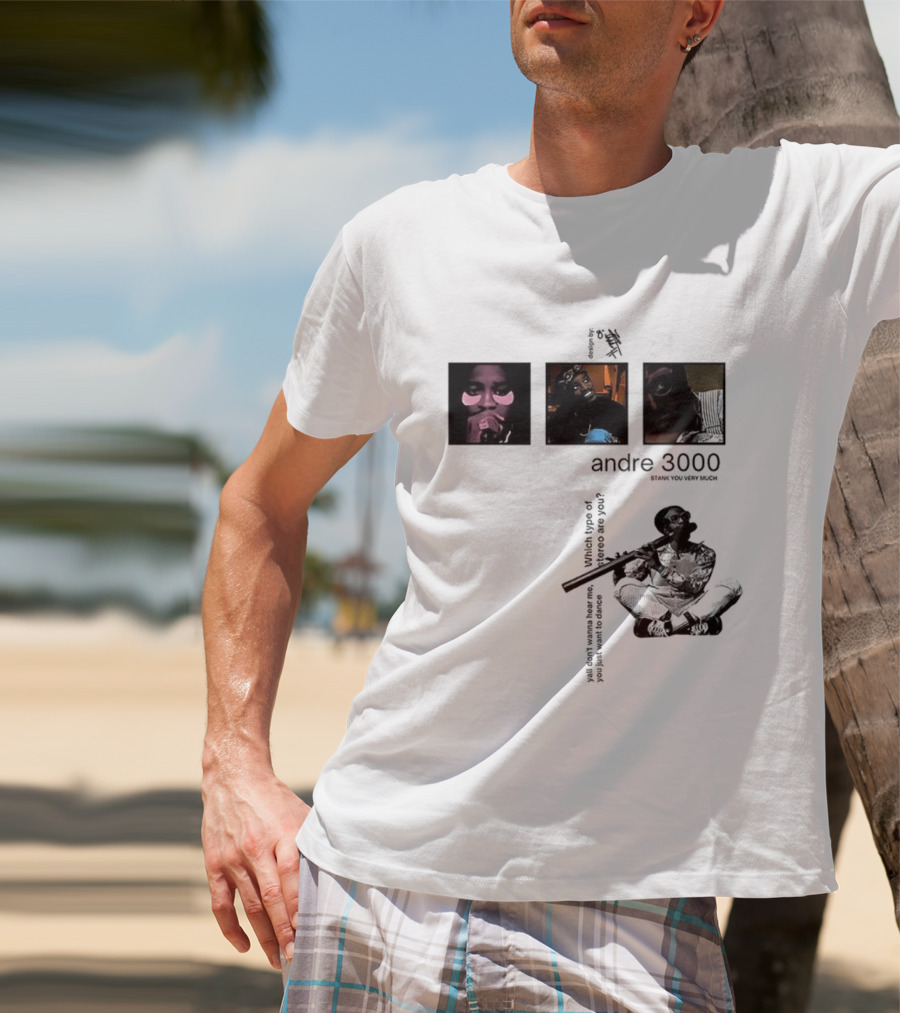 Andre 3000 Stank You Very Much Three Iconic Portraits T-Shirt