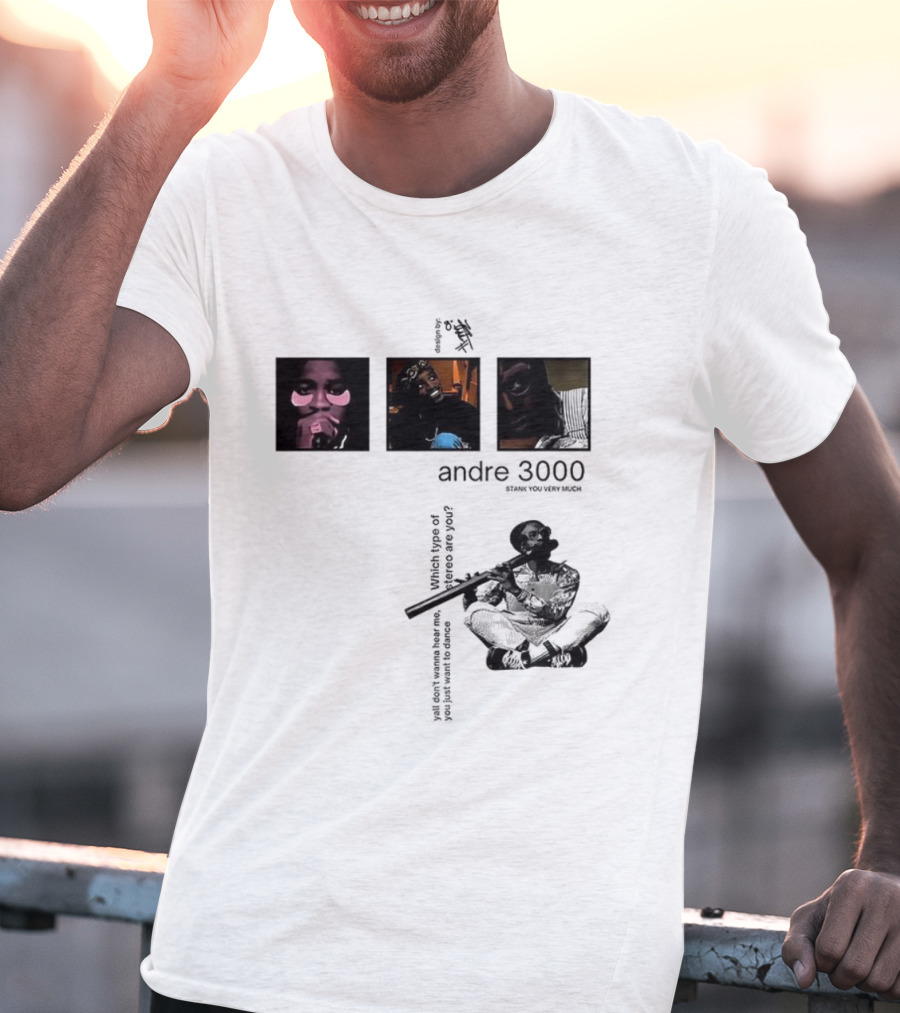 Andre 3000 Stank You Very Much Three Iconic Portraits T-Shirt