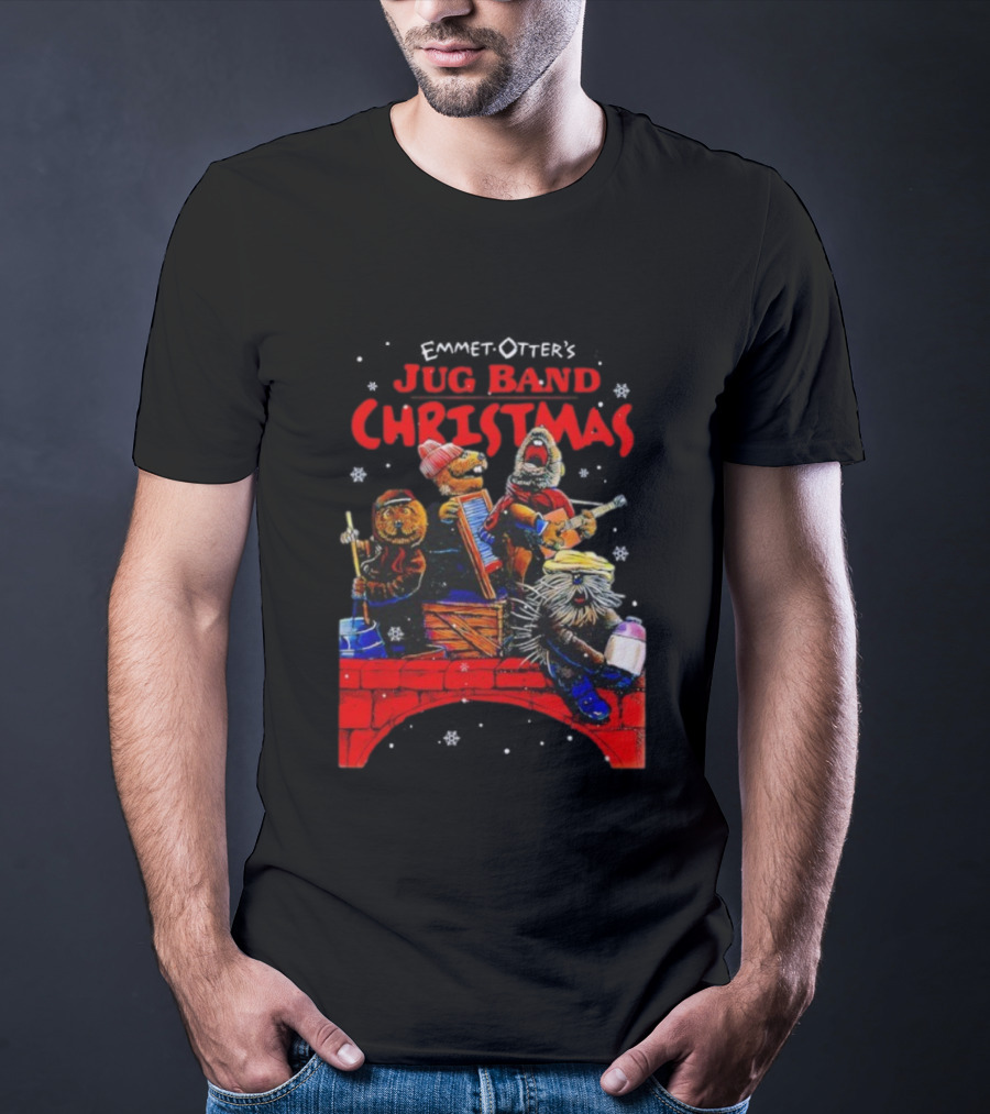 Emmet Otter Jug Band Christmas Movie Characters Holiday Music Scene T-Shirt