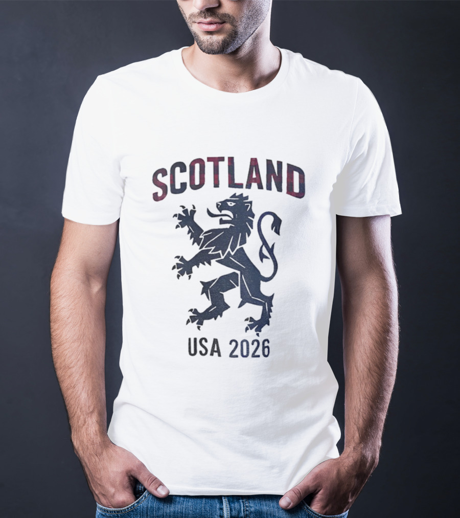 Scotland Lion Emblem USA 2026 T-Shirt