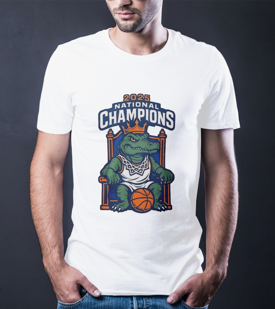 2025 Florida Gators Basketball Mascot National Champions T-Shirt