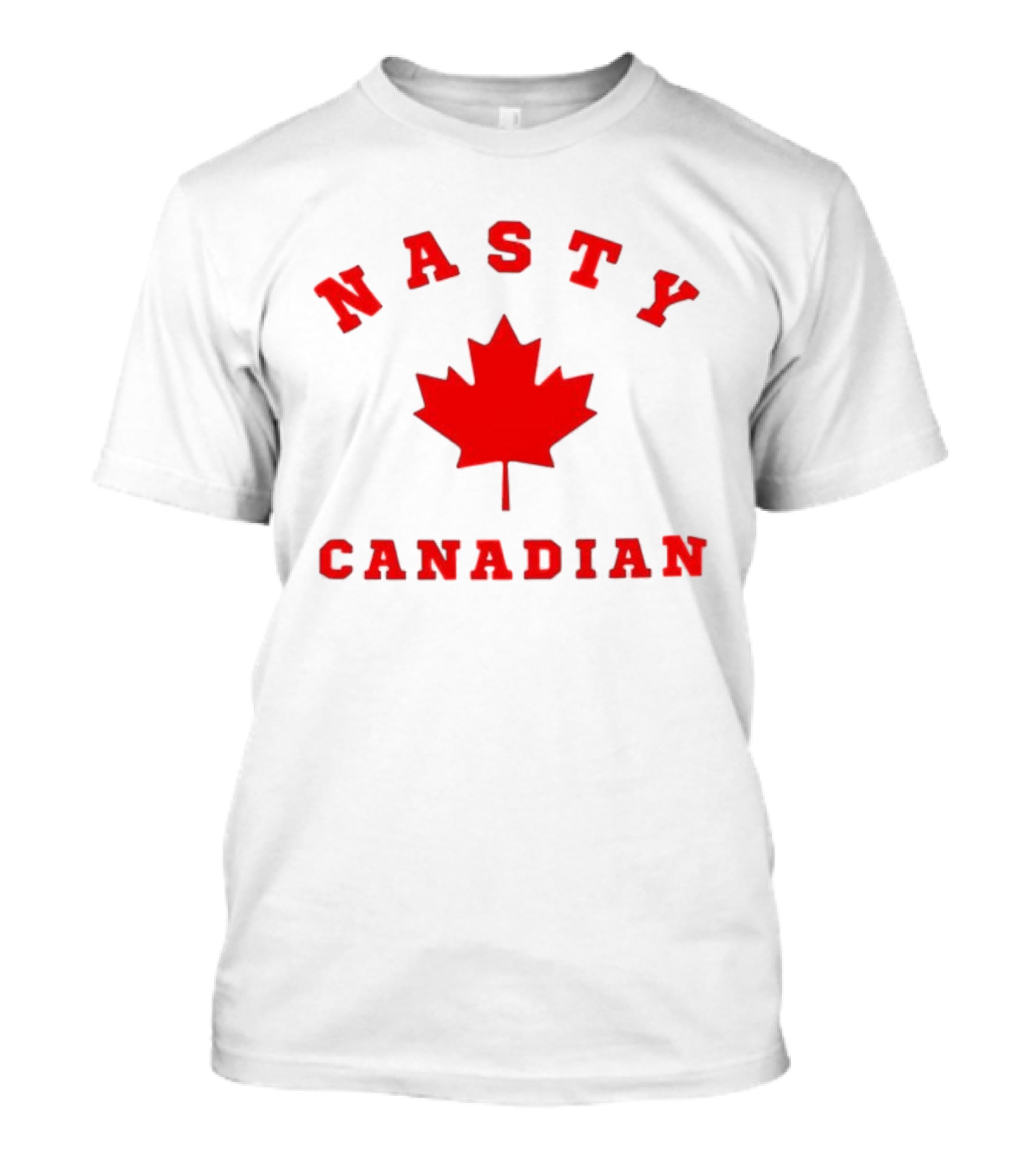 Nasty Canadian Maple Leaf Emblem T-Shirt