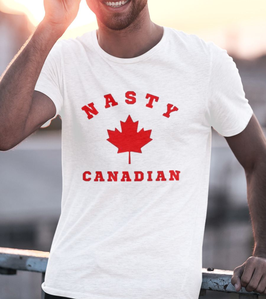 Nasty Canadian Maple Leaf Emblem T-Shirt