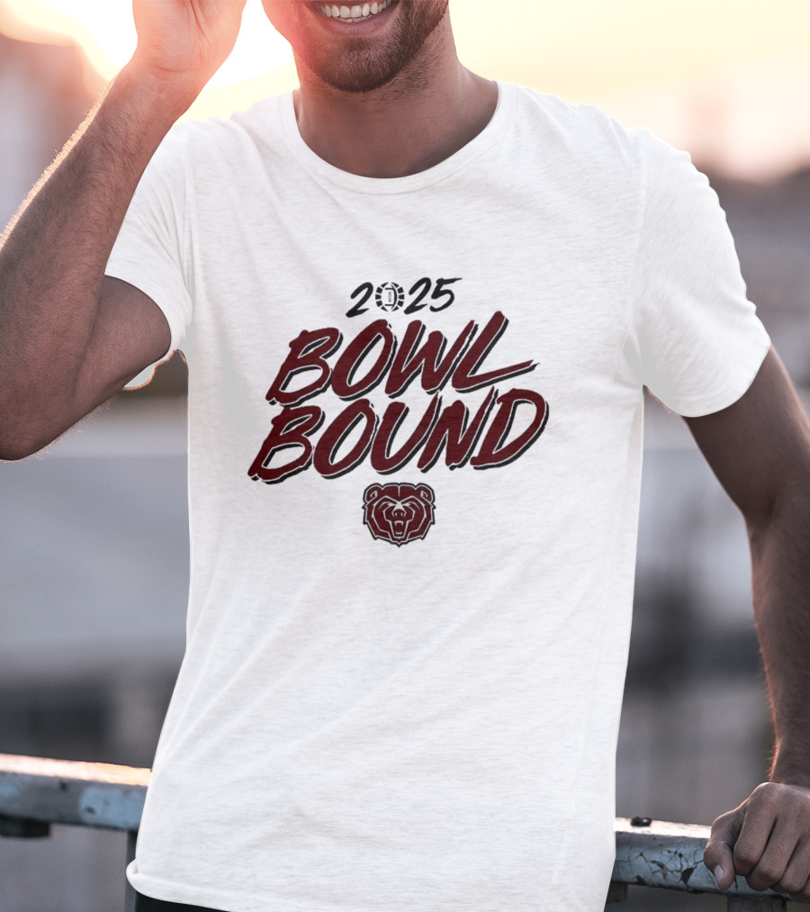 Missouri State Bears 2025 Bowl Bound Bear Head T-Shirt