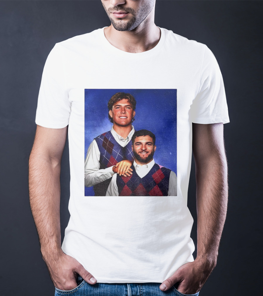 NY Giants Step Brothers Dart And Cam Football Duo T-Shirt